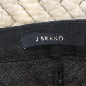 J Brand distressed black jeans